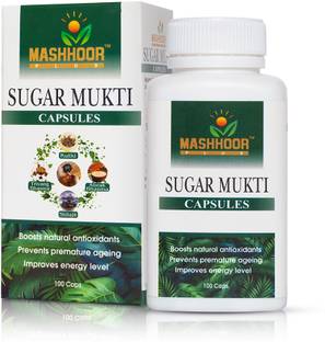 MASHHOOR Sugar Mukti Capsules | Ayurvedic Sugar Control Capsules