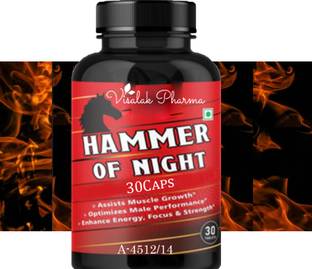 visalak pharma Hammer Of Night Capsules | Boo-st Men Energy & Stamina