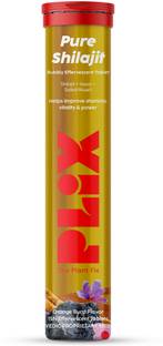 The Plant Fix Plix 500mg Shilajit Effervescent With Saffron & Safed Museli Orange Flavored