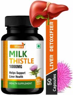 VITASTA MILKTHISTLE,SILYMARIN,HEALTHY LIVER,LIVER DETOX,SUPPORT,GENERATE LIVER TISSUE