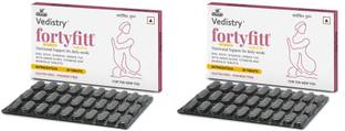 Vedistry Fortyfitt Tablets For Women Fatigue, Energy & Skin Elasticity | 2 x 30 tablets