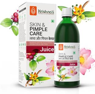 Krishna's Herbal & Ayurveda Skin & Pimple Care Juice | Nourishes Skin & Helps Control Acne