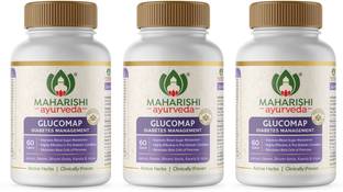 MAHARISHI ayurveda Glucomap, Diabetes Management, Jamun, Karela, Neem, Control Blood Sugar levels