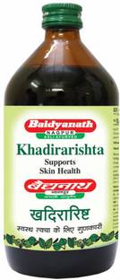 Baidyanath Khadirarishta | Ayurvedic Syrup for Skin Disorders | Blood Purifier, 450 ml