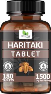 Holyco Health Haritaki Tablet | Harde, Harad, Kadukkai, Himaj | 180 Tablets