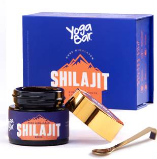 Yogabar Himalayan Pure Shilajit/Shilajeet Resin 10g| 75% Fulvic Acid| Lab Report Inside