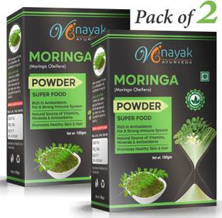 VINAYAK AYURVEDA Pure Moringa Leaf Powder For Weight Loss (200 g)