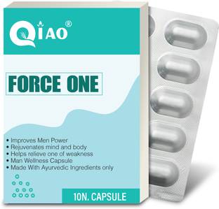 Qiao Force One Wellness Power Capsules For Men ! For Strength Good For Health