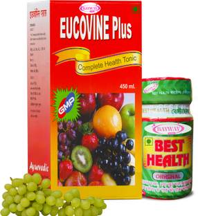 BAYWAY AYURVEDA Eucovine Plus & Best Health Multivitamin Safe Ayurvedic Proprietary Medicine