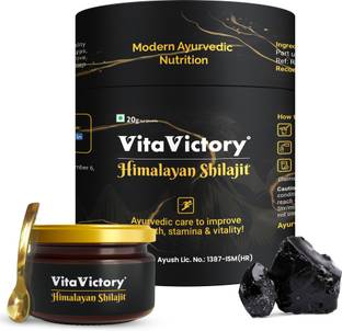Vita Victory Himalayan Shilajit Resin,Rich in Fulvic Acid for Strength, Performance & Stamina
