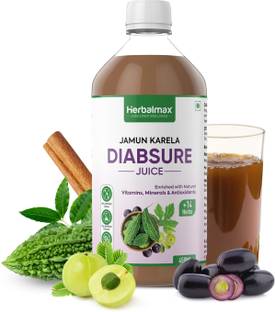Herbal max Diabsure Juice Helps Manage Blood Sugar | Karela, Jamun & Natural Herbs