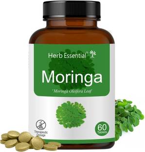 Herb Essential Moringa Leaf 500 mg Tablets