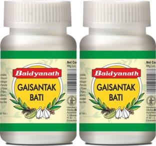 Baidyanath Gaisantak Bati, Reduces and neutralizes acid levels | Provide quick relief from common digestive problems like gas, hyperacidity, flatulence and bloating |
