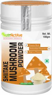 NutrActive Shiitake Mushroom Extract Powder,Lentinula Edodes,Rich In Vitmin D,Elixir ofLife