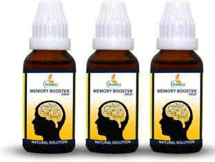 grinbizz Memory Booster Drop-Brain Memory Booster Mind Focus Mood-For Adults & Kids