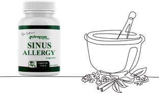 Dr.Satnam's Arogyam Ayurveda Sinus Allergy Tablets for runny nose, sneezing, itching and Relief (60 Tablets)