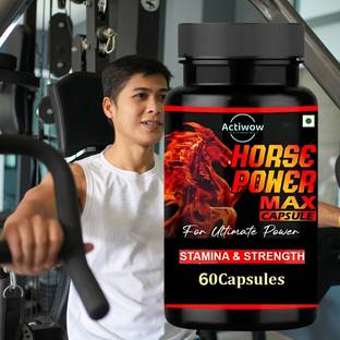 ACTIWOW Horse Power Max Tablets For Men Strength Power Men Horse