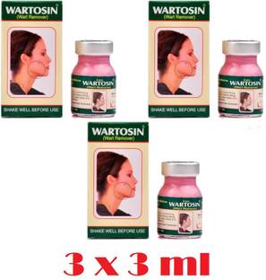 Wartosin Wart Remover Liquid 3 ml(Pack of 3)