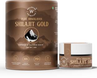 Wellbeing Nutrition Pure Himalayan Shilajit Gold Resin for Strength, Stamina, Performance & Vitality