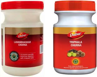 Dabur Triphala & Lavanbhaskar Churna Combo Each 500GM