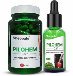 Sheopals Pilohem Piles Combo For Managing Piles Itching And Constipation