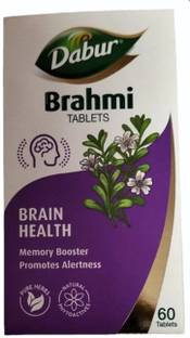 Dabur Brahmi 60 Tablets Brain Health Memory Booster Promotes Alertness
