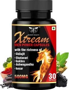 BHARAT HEALTH XREAM MEN POWER CAPSULE (30 VEG CAPSULE)