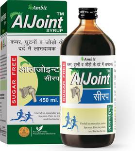 AMBIC Aljoint Pain Relief Syrup Ayurvedic Syrup for Joint Pain&Muscular Support 450ML