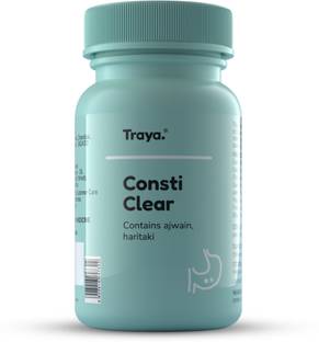 Traya Consti Clear | Ayurvedic Constipation Relieving Supplement (60 tablets)