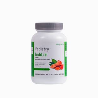 Vedistry Haldi + | With Piperine For Better Absorption | Improves Skin & Joint Health