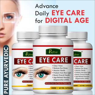 Riffway Eye care Vitamin Pills For Reduces Vision Problem Improves Eye Health