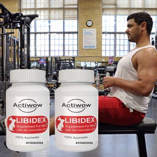 ACTIWOW Libidex Capsule Combo Set - 2 Pack for Libido & Fatigue Support a1