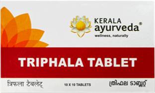 Kerala Ayurveda Triphala Tablet Helps with Gut Health, Constipation 100 Count
