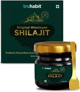 TruHabit Original Himalayan Shilajit Resin (10g) Natural Stamina Booster,Pure & Tested