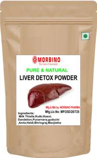morbino Liver Detox Powder Milk Thistle, Kutki Powder, Dandelion Root & Kasni,