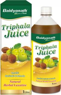 Baidyanath Triphala Juice 1L |Helps in Reduce Body Fat also beneficial in constipation |Helps to Control Cholesterol Level