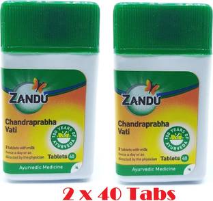 ZANDU Chandraprabha Vati (2 x 40 Tablets)