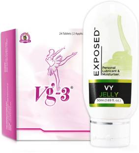 VG-3 टैबलेट्स (24 टैबलेट्स) और VY जेली (50 ml) | महिलाओं के लिए