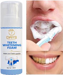 7 Days Ayurvedic teeth whitening foam cleaning gums