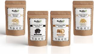 NIDHI AYURVEDIC Ashwagandha,Safed Musli,Kaunch Seed,Shatavari Powder,Testesterone Churna50g