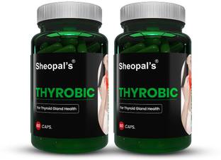 Sheopals Thyrobic Capsules With Kachnar, Amla, Haldi & More |Support Thyroid Function