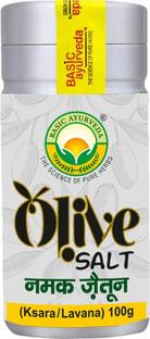 Basic Ayurveda Olive Salt (Zaitoon Namak) Jaitun Ka Namak zaitoon | Helps in Digestion | Treats Stomach Related Problems | Olive Cyder Salt