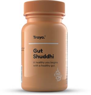 Traya Gutt Shuddhi Medicine for Constipation, Bloating & Gas Relief (30 Tablets)