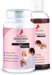 Zenius Skin Psoriasis Care Combo for Skin Psoriasis, Eczema, Acne, Skin Disorders