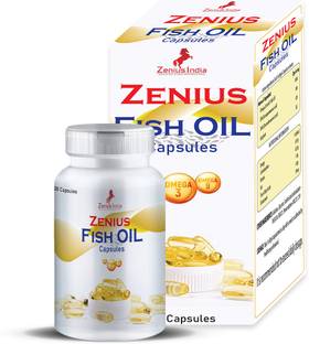 Zenius Fish Oil Capsules | Omega 3 fish oil | Multivitamin + Fish Oil