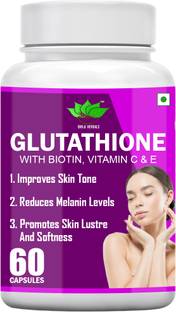 BIRJI HERBALS Glutathione with biotin, vitamin C & E
