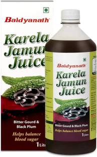 Baidyanath Karela Jamun Juice 1Ltr (Pack of 2)
