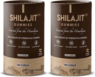 Nirvasa Original Shilajit Plus Gummies To Improve Strength Stamina & Endurance