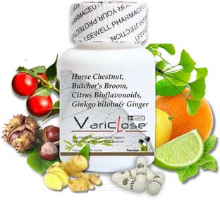 variclose varicose veins medicine | Butchers broom, Horse chestnut, Ginkgo biloba