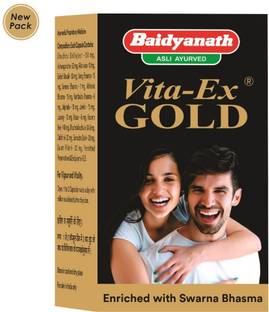 Baidyanath Vita Ex Gold - 10 Capsules, Natural and Ayurvedic Herbs